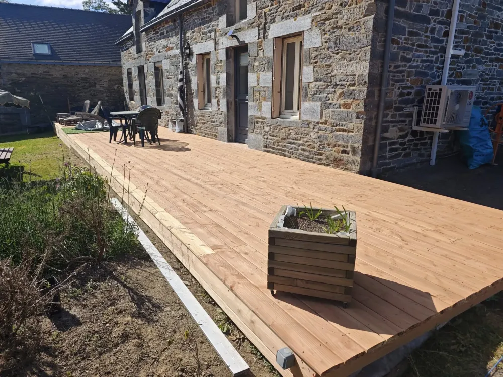 Création de terrasses